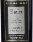 Shafer Vineyards - Hillside Select 1998