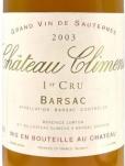 Chateau Climens - Sauternes Barsac 2003