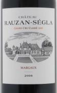 Chateau Rauzan Segla - Margaux 2016 (750)