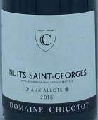 Domaine Georges Chicotot - Nuits Saint Georges Aux Allots 2018 (750)