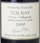Domaine Dublere - Volnay Taillepieds 2009