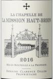 La Chapelle De La Mission Haut Brion - Pessac Leognan 2016