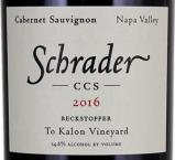 Schrader Cellars - Beckstoffer To Kalon Vineyard CCS 2016