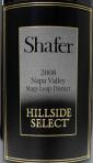 Shafer Vineyards - Hillside Select 2008