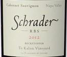 Schrader Cellars - Beckstoffer To Kalon Vineyard RBS 2012