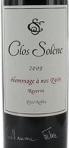 Clos Solene - Hommage A Nos Pairs Reserve 2009