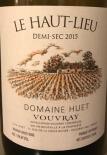 Domaine Huet - Vouvray Le Mont Demi Sec 2015