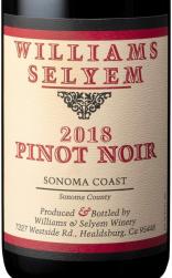 Williams Selyem - Sonoma Coast Pinot Noir 2018 (750ml) (750ml)