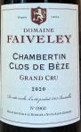 Domaine Faiveley - Chambertin Clos De Beze Grand Cru 2020