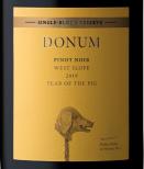 Donum Estate - West Slope Year Of The Pig Carneros Pinot Noir 2019